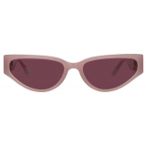 Linda Farrow - Tomie Cat Eye Sunglasses in Lilac - LFL1426C2SUN - Linda Farrow Eyewear