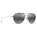 Maui Jim - Walaka - Titanium Grey - Polarized Aviator Sunglasses - Maui Jim Eyewear