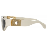 Linda Farrow - Tomie Cat Eye Sunglasses in White - LFL1426C2SUN - Linda Farrow Eyewear