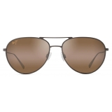 Maui Jim - Walaka - Sepia Bronze - Polarized Aviator Sunglasses - Maui Jim Eyewear