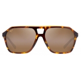 Maui Jim - Wedges - Tartaruga Bronzo - Occhiali da Sole Aviator Polarizzati - Maui Jim Eyewear