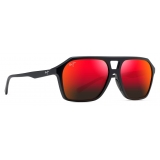 Maui Jim - Wedges - Black Hawaii Lava - Polarized Aviator Sunglasses - Maui Jim Eyewear