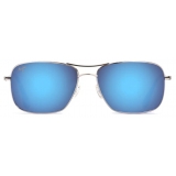 Maui Jim - Wiki Wiki - Argento Blu - Occhiali da Sole Aviator Polarizzati - Maui Jim Eyewear