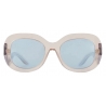 Giorgio Armani - Occhiali da Sole Donna Forma Ovale - Rosa Azzurro - Occhiali da Sole - Giorgio Armani Eyewear