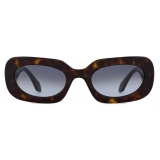 Giorgio Armani - Women’s Rectangular Sunglasses - Havana Gradient Green - Sunglasses - Giorgio Armani Eyewear