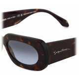 Giorgio Armani - Women’s Rectangular Sunglasses - Havana Gradient Green - Sunglasses - Giorgio Armani Eyewear