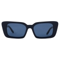 Giorgio Armani - Occhiali da Sole Donna Forma Rettangolare - Blu - Occhiali da Sole - Giorgio Armani Eyewear