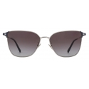 Giorgio Armani - Women’s Square Sunglasses - Silver Gradient Gray - Sunglasses - Giorgio Armani Eyewear
