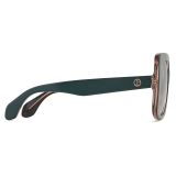 Giorgio Armani - Women’s Square Sunglasses - Sage Green Pink - Sunglasses - Giorgio Armani Eyewear