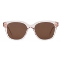 Giorgio Armani - Women’s Square Sunglasses - Transparent Pink Brown - Sunglasses - Giorgio Armani Eyewear