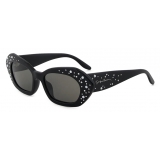 Giorgio Armani - Occhiali da Sole Donna Forma Squadrata - Nero Fumo - Occhiali da Sole - Giorgio Armani Eyewear