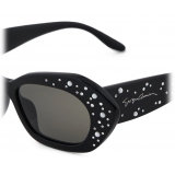 Giorgio Armani - Occhiali da Sole Donna Forma Squadrata - Nero Fumo - Occhiali da Sole - Giorgio Armani Eyewear