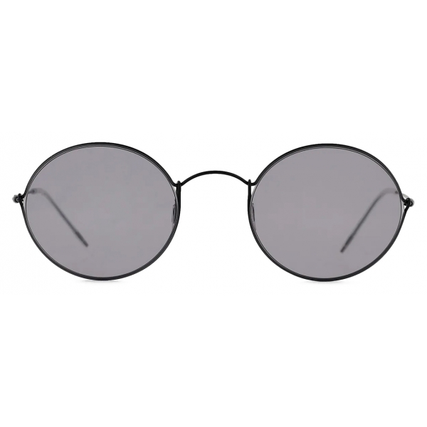 Giorgio Armani - Unisex Oval Sunglasses - Black Grey - Sunglasses - Giorgio Armani Eyewear