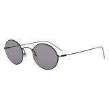 Giorgio Armani - Unisex Oval Sunglasses - Black Grey - Sunglasses - Giorgio Armani Eyewear
