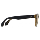 Giorgio Armani - Occhiali da Sole Uomo Forma Phantos - Nero Arancione - Occhiali da Sole - Giorgio Armani Eyewear