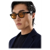 Giorgio Armani - Occhiali da Sole Uomo Forma Phantos - Nero Arancione - Occhiali da Sole - Giorgio Armani Eyewear