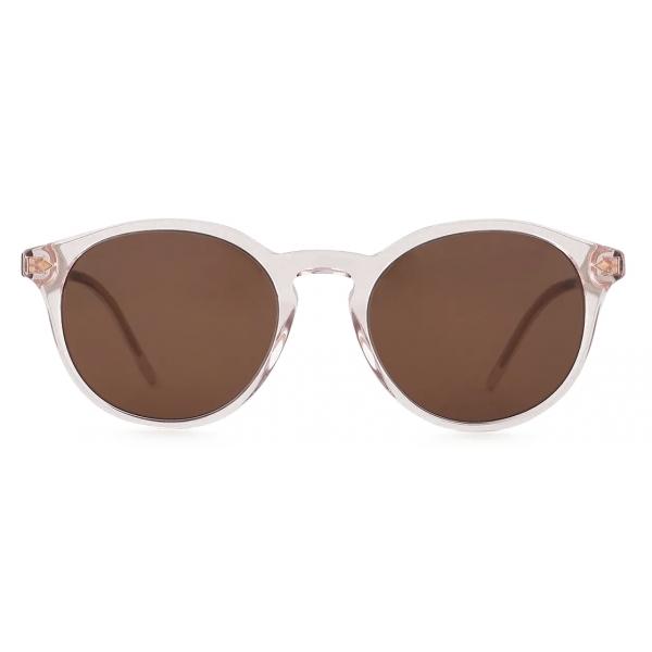 Giorgio Armani - Men’s Panto Sunglasses - Pink Brown - Sunglasses - Giorgio Armani Eyewear