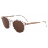 Giorgio Armani - Men’s Panto Sunglasses - Pink Brown - Sunglasses - Giorgio Armani Eyewear