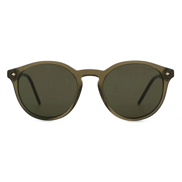 Giorgio Armani - Men’s Panto Sunglasses - Green - Sunglasses - Giorgio Armani Eyewear