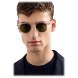 Giorgio Armani - Men’s Panto Sunglasses - Crystal Green - Sunglasses - Giorgio Armani Eyewear