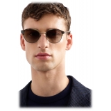 Giorgio Armani - Men’s Panto Sunglasses - Horn Brown Olive Green - Sunglasses - Giorgio Armani Eyewear