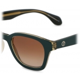 Giorgio Armani - Occhiali da Sole Uomo Forma Phantos - Verde Marrone - Occhiali da Sole - Giorgio Armani Eyewear