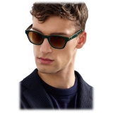 Giorgio Armani - Men’s Panto Sunglasses - Green Brown - Sunglasses - Giorgio Armani Eyewear