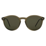 Giorgio Armani - Men’s Panto Asian Fit Sunglasses - Green - Sunglasses - Giorgio Armani Eyewear