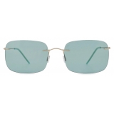 Giorgio Armani - Men’s Pillow Sunglasses - Pale Gold Green - Sunglasses - Giorgio Armani Eyewear