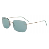 Giorgio Armani - Men’s Pillow Sunglasses - Pale Gold Green - Sunglasses - Giorgio Armani Eyewear