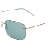 Giorgio Armani - Men’s Pillow Sunglasses - Pale Gold Green - Sunglasses - Giorgio Armani Eyewear