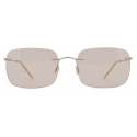 Giorgio Armani - Men’s Pillow Sunglasses - Pale Gold Brown - Sunglasses - Giorgio Armani Eyewear