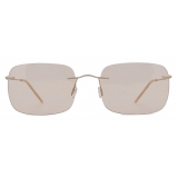 Giorgio Armani - Men’s Pillow Sunglasses - Pale Gold Brown - Sunglasses - Giorgio Armani Eyewear