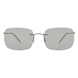 Giorgio Armani - Men’s Pillow Sunglasses - Gunmetal Grey - Sunglasses - Giorgio Armani Eyewear
