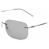 Giorgio Armani - Men’s Pillow Sunglasses - Gunmetal Grey - Sunglasses - Giorgio Armani Eyewear