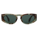 Giorgio Armani - Men’s Rectangular Sunglasses - Green Havana - Sunglasses - Giorgio Armani Eyewear