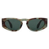 Giorgio Armani - Men’s Rectangular Sunglasses - Green Havana - Sunglasses - Giorgio Armani Eyewear