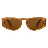 Giorgio Armani - Men’s Rectangular Sunglasses - Havana Honey Brown - Sunglasses - Giorgio Armani Eyewear