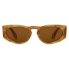 Giorgio Armani - Men’s Rectangular Sunglasses - Havana Honey Brown - Sunglasses - Giorgio Armani Eyewear