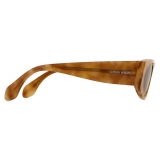 Giorgio Armani - Men’s Rectangular Sunglasses - Havana Honey Brown - Sunglasses - Giorgio Armani Eyewear