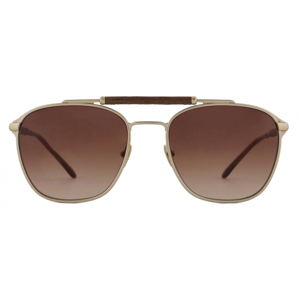 Giorgio Armani - Men’s Square Sunglasses - Pale Gold Brown - Sunglasses - Giorgio Armani Eyewear