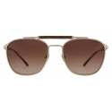 Giorgio Armani - Men’s Square Sunglasses - Pale Gold Brown - Sunglasses - Giorgio Armani Eyewear