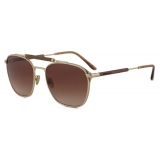 Giorgio Armani - Men’s Square Sunglasses - Pale Gold Brown - Sunglasses - Giorgio Armani Eyewear