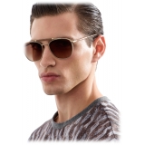 Giorgio Armani - Men’s Square Sunglasses - Pale Gold Brown - Sunglasses - Giorgio Armani Eyewear