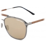 Giorgio Armani - Men’s Square Sunglasses - Gunmetal Grey - Sunglasses - Giorgio Armani Eyewear