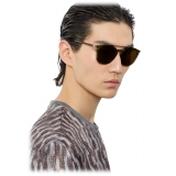 Giorgio Armani - Men’s Square Sunglasses - Striped Green Brown - Sunglasses - Giorgio Armani Eyewear