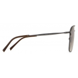 Giorgio Armani - Men’s Square Sunglasses - Gunmetal Brown - Sunglasses - Giorgio Armani Eyewear