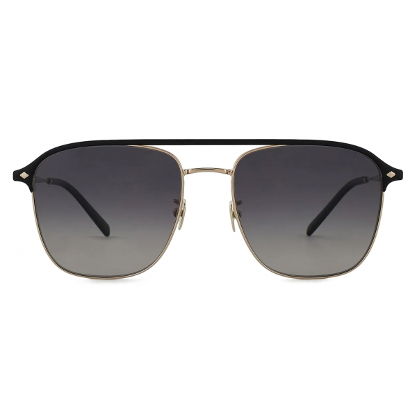 Giorgio Armani - Men’s Square Sunglasses - Light Gold Polarized Gradient Grey - Sunglasses - Giorgio Armani