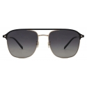 Giorgio Armani - Men’s Square Sunglasses - Light Gold Polarized Gradient Grey - Sunglasses - Giorgio Armani