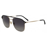 Giorgio Armani - Men’s Square Sunglasses - Light Gold Polarized Gradient Grey - Sunglasses - Giorgio Armani